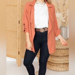 Love Tree Terracotta Cardigan